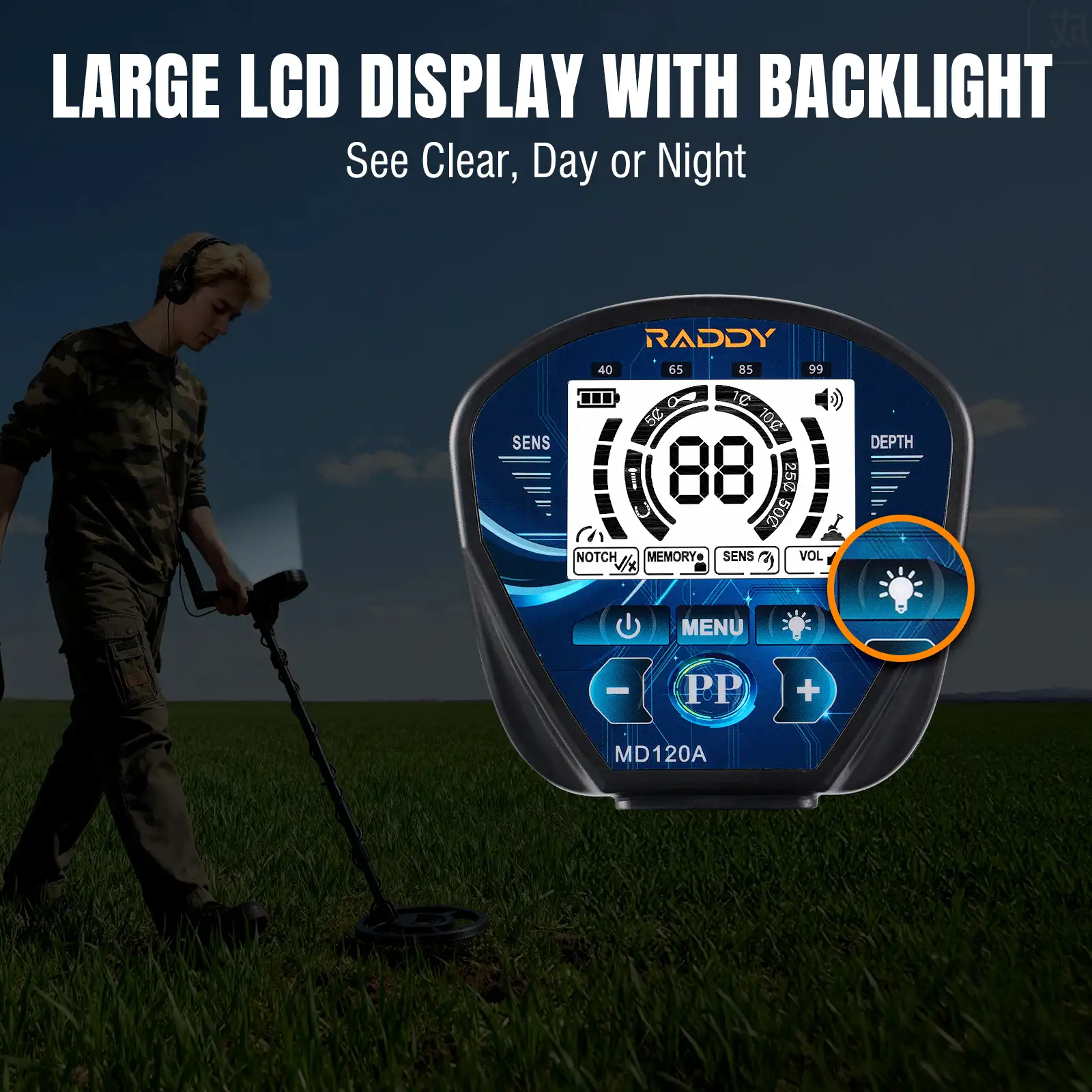 MD120A Professional Adult Metal Detector - Image 9
