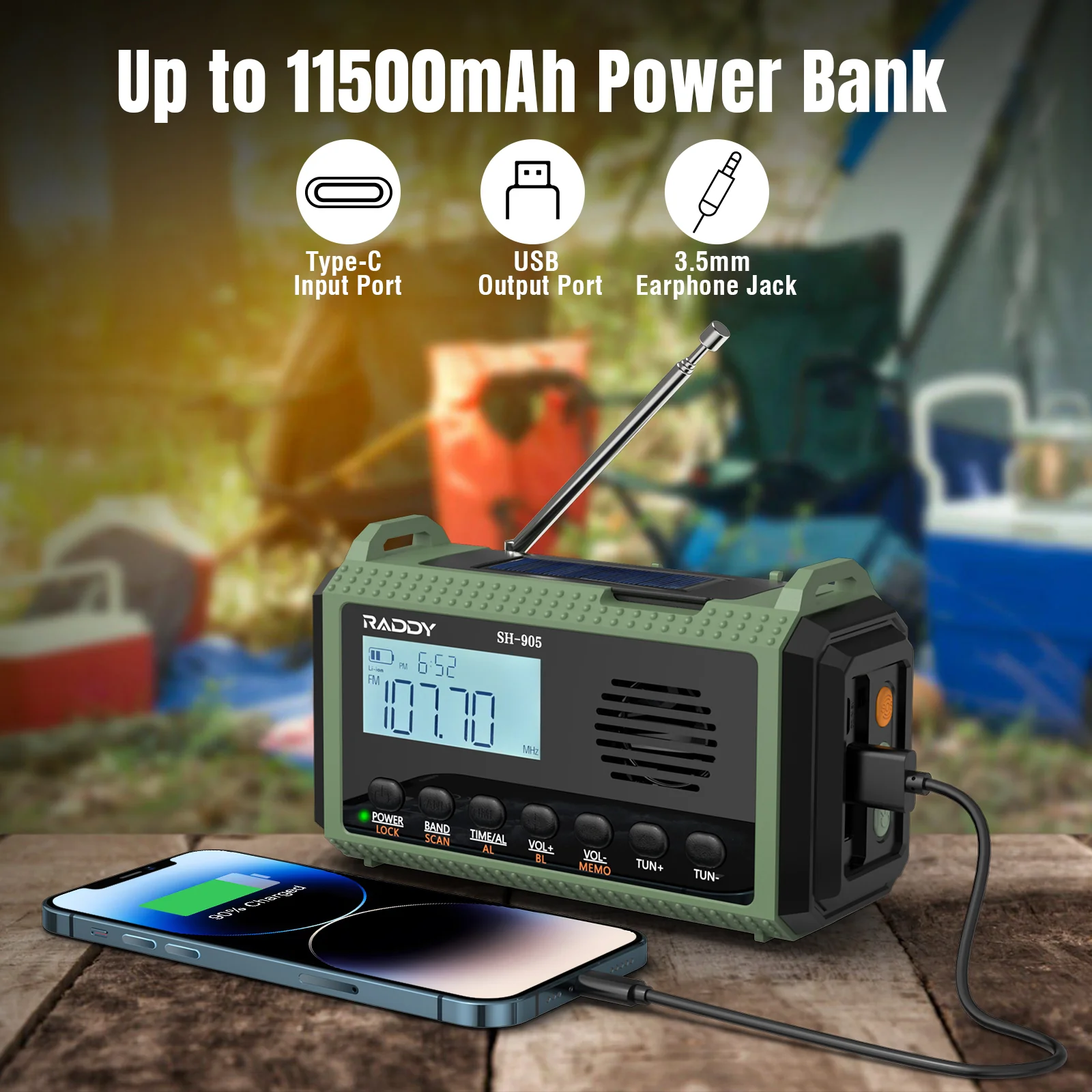 SH-905 Emergency Radio - Image 6