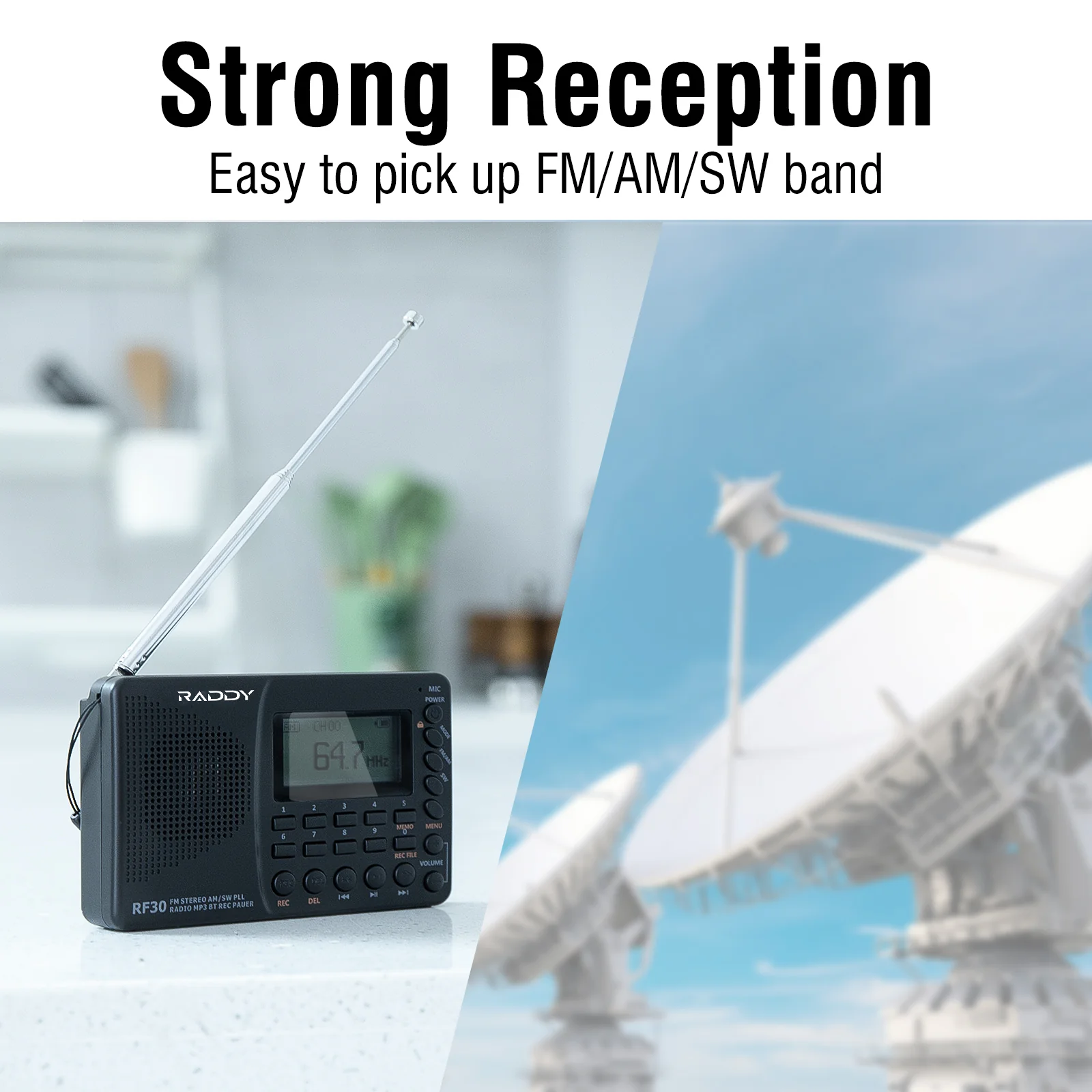 RF30 FM/AM/SW Shortwave Radio - Image 3