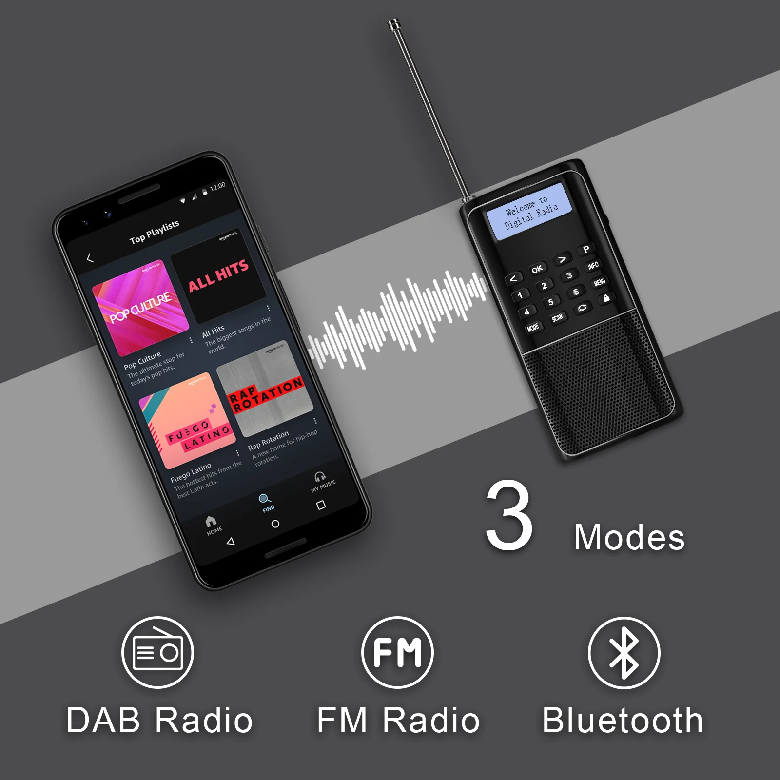RD23 Tragbares DAB Radio - Image 9