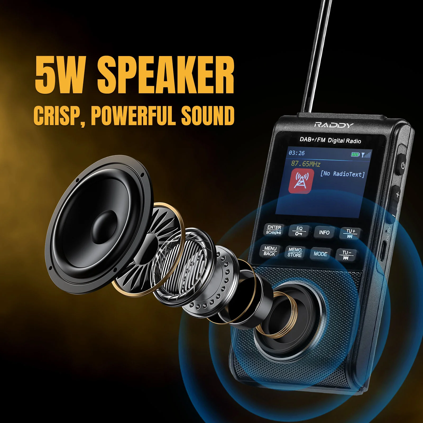 RD939 DAB/DAB+ FM Radio - Image 4