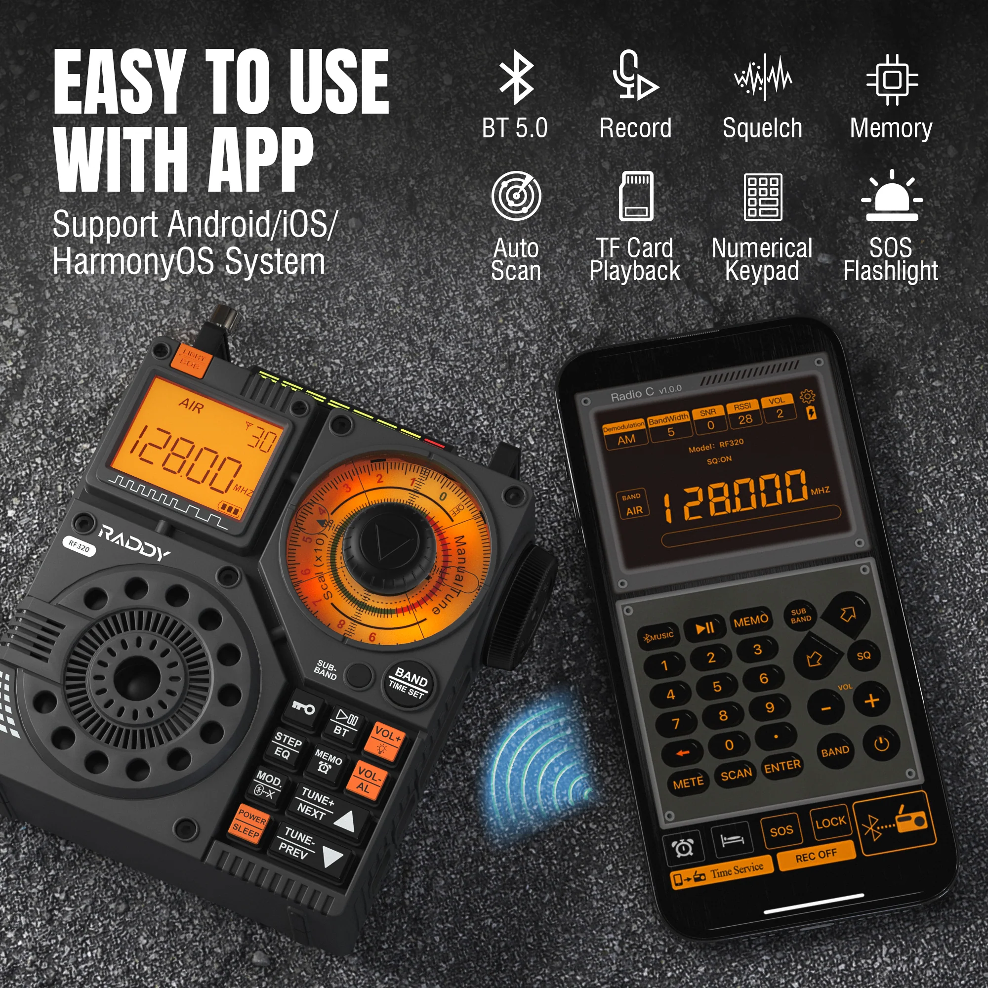 RF320 APP Control Shortwave Radio - Image 3