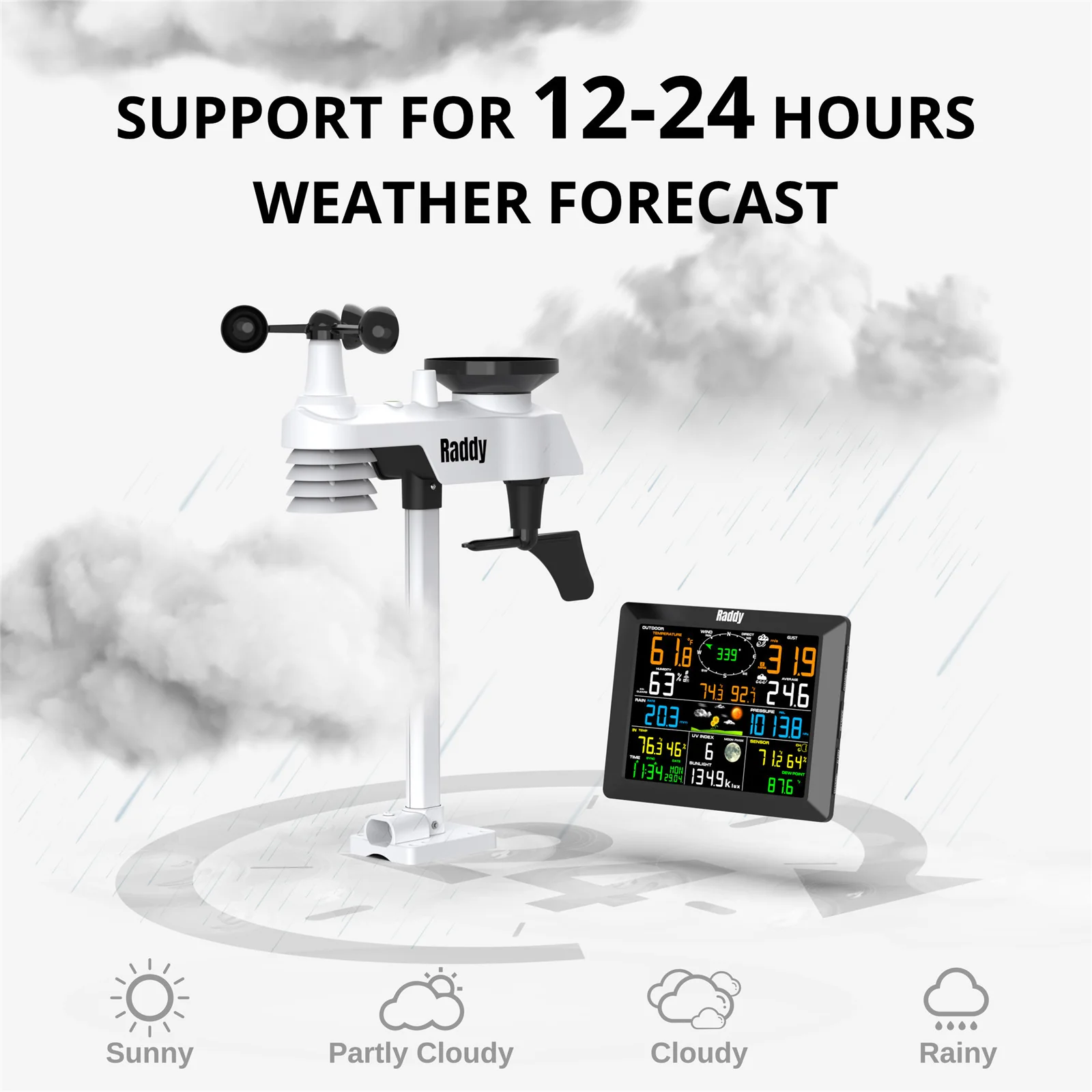 WF-100C Professional Weather Station - Image 7