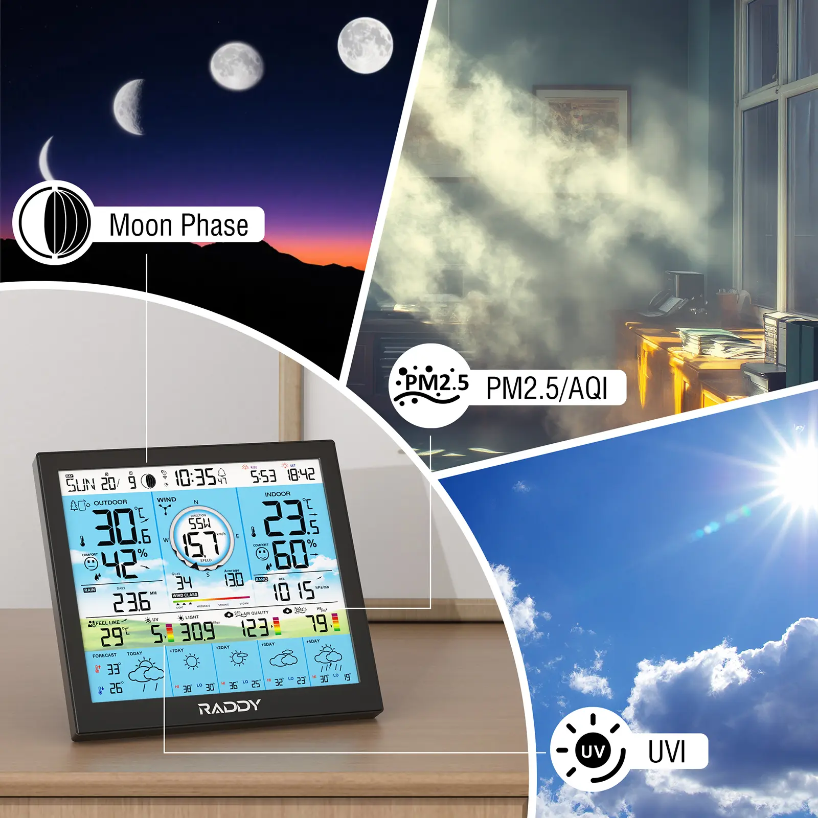 WF-120P Professional Weather Station - Image 5