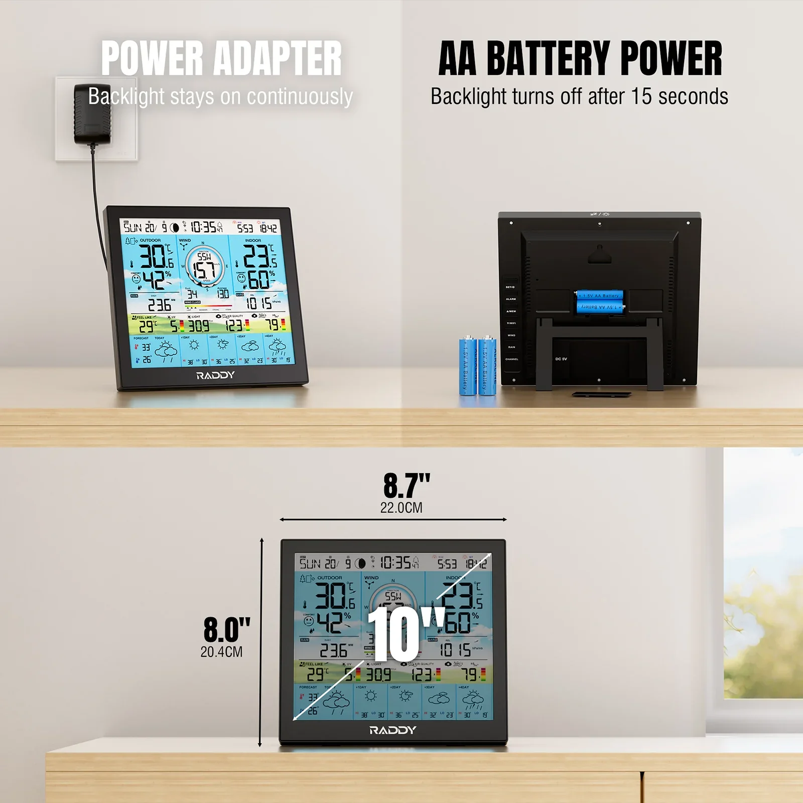 WF-120P Professional Weather Station - Image 8