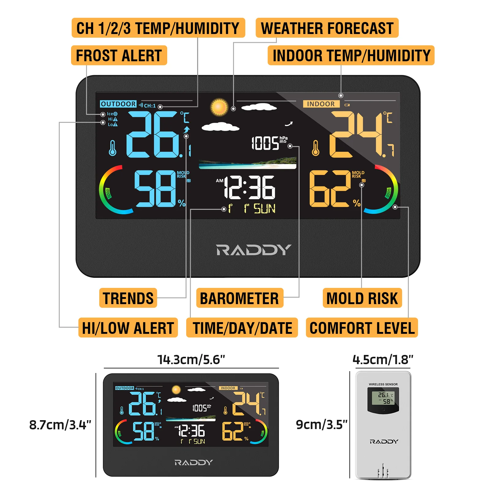 WF-55C PRO Weather Station - Image 3