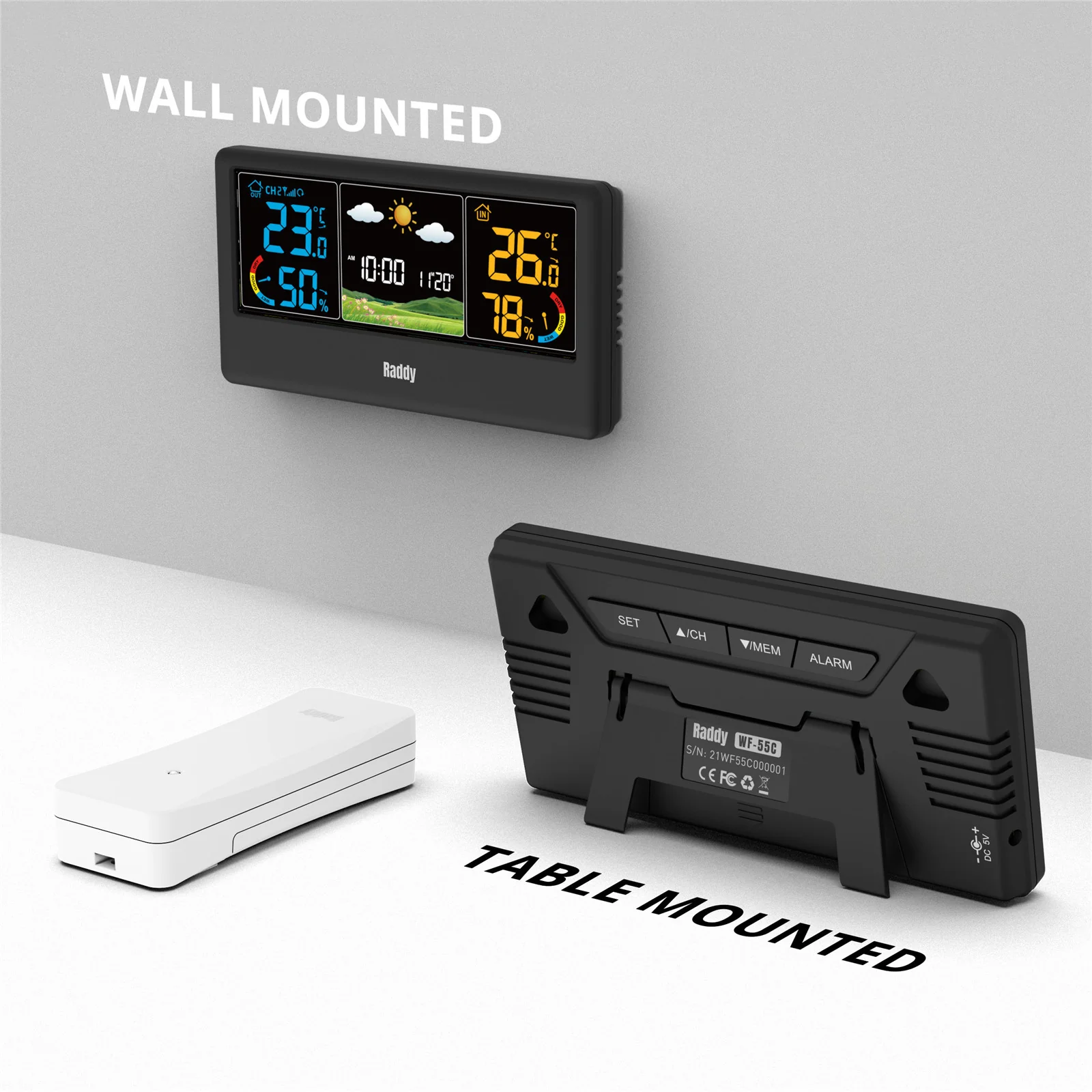 WF-55C Wireless Weather Station - Image 8