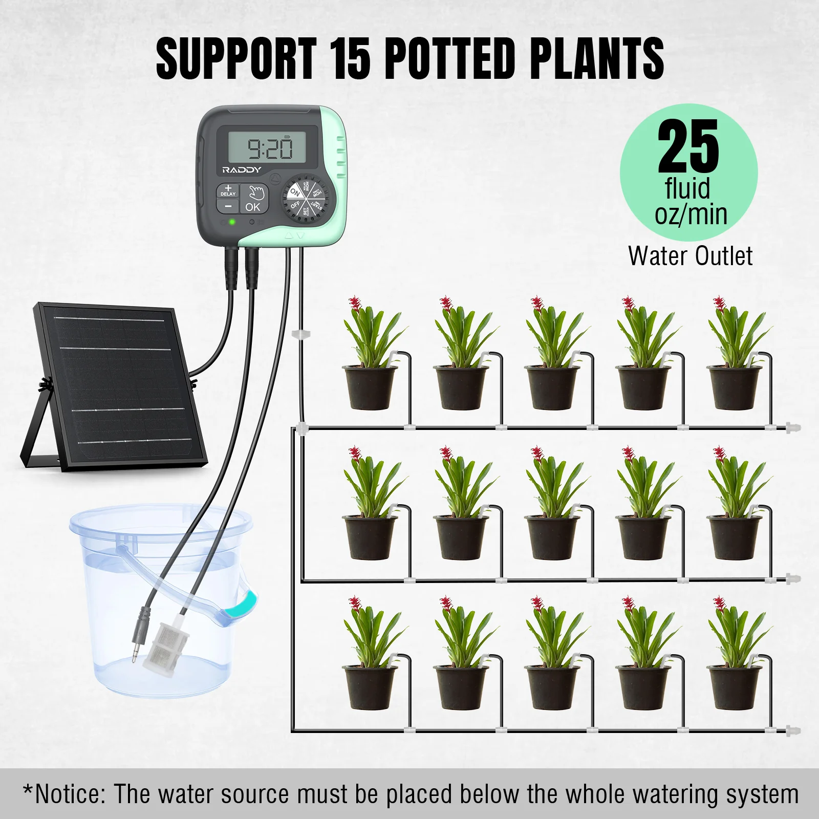 WS-1 Solar Drip Irrigation Kit - Image 7